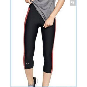 Under Armour crop Pants HeatGear Armour Black Small athletic wear